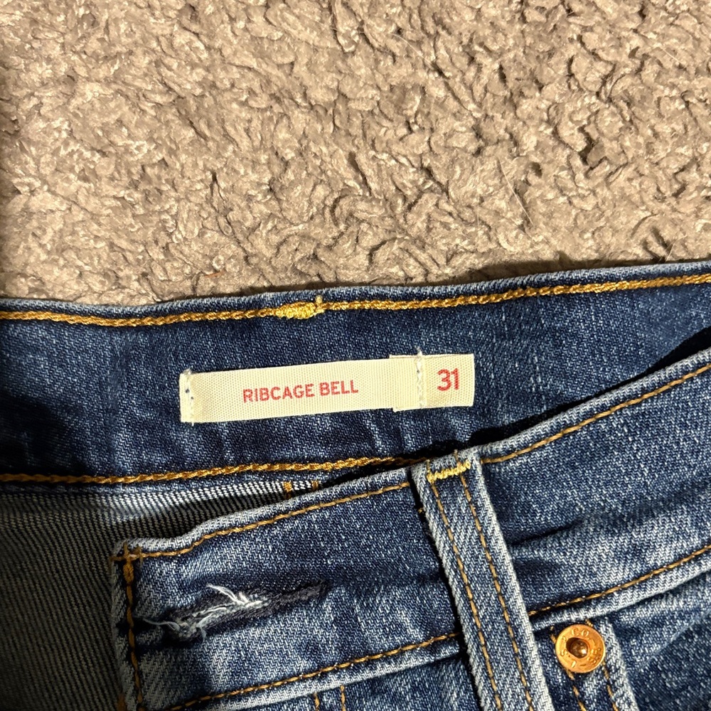 Signature by Levi Strauss Blue Flare Jeans - Picture 2 of 4